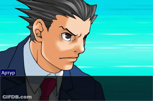A Man In A Suit And Tie With The Name Artur In The Corner GIF