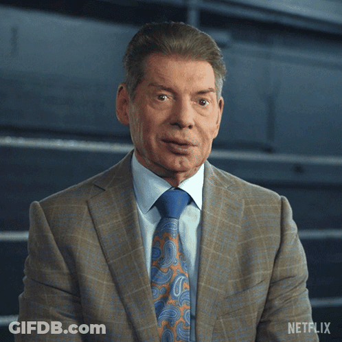 A Man In A Suit And Tie With The Word No On His Face GIF