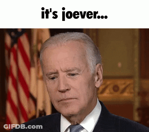 Man In Suit And Tie Saying Its Joever GIF