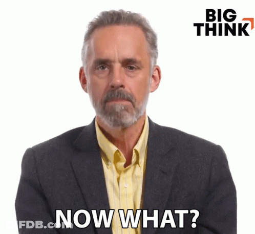 Suit And Yellow Shirt Asking Now What GIF