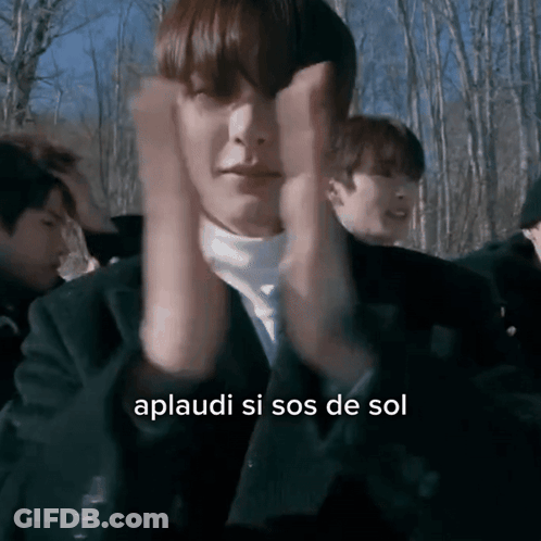 Clapping Man With Aplaudi Si Sos De Sol Text GIF