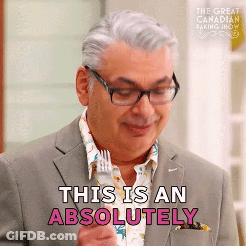 Man In Suit Holding Fork Saying Absolutely GIF