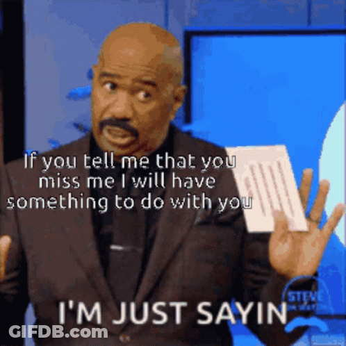 A Man In A Suit Is Holding A Piece Of Paper And Says " If You Tell Me That You Miss Me GIF