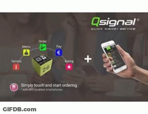 A Man In A Suit Is Looking At His Phone While Walking With A Woman . GIF