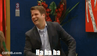 A Man In A Suit Is Pointing At A Child While Saying `` And That 'S Not Funny At All . '' GIF