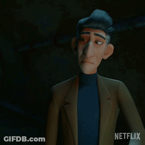 A Man In A Suit Is Pointing His Finger At The Word As You Wish Netflix GIF