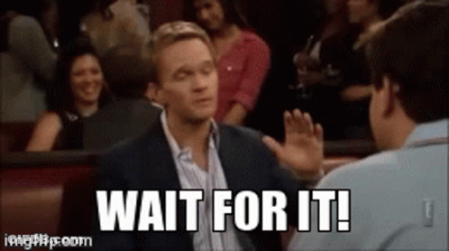 Man In Suit Saying Wait For It GIF