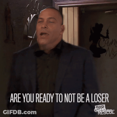 Man In Suit Saying Are You Ready To Not Be A Loser GIF