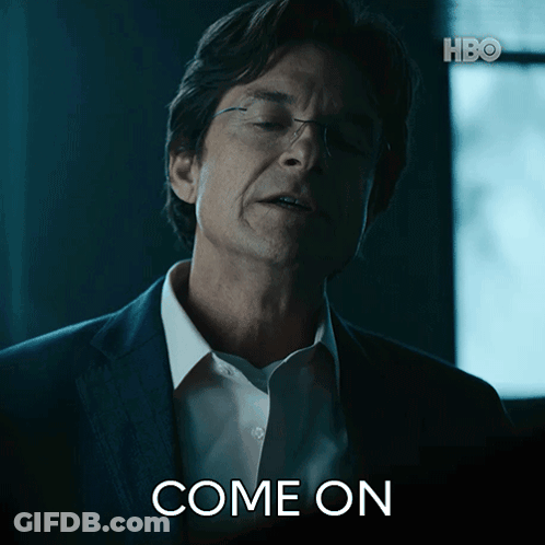A Man In A Suit Says Come On In A Hbo Ad GIF