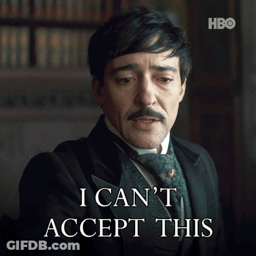 Man In Suit Saying I Can T Accept This GIF