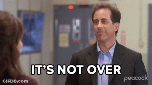 A Man In A Suit Says It 'S Not Over Peacock GIF