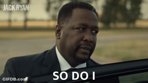 A Man In A Suit Says So Do I While Looking Out Of A Car Window GIF
