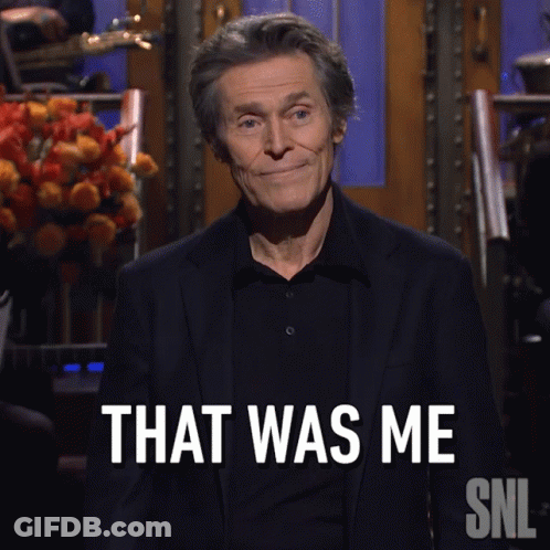 A Man In A Suit Says That Was Me On The Screen GIF