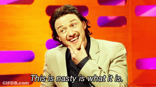 A Man In A Suit Says " This Is Nasty Is What It Is " While Smiling GIF