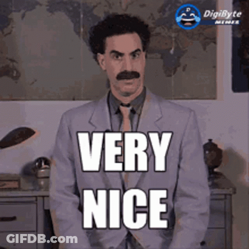 A Man In A Suit Says Very Nice GIF