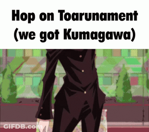 A Man In A Suit Stands In Front Of A Sign That Says Hop On Tournament GIF