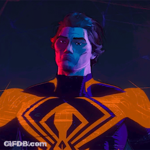 A Man In A Superhero Costume Is Saying I Can 'T Do That GIF
