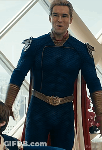 A Man In A Superhero Costume With A Belt That Says Kepler GIF