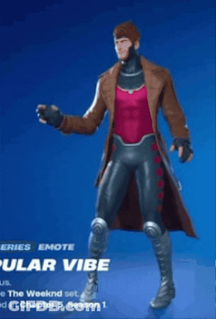 A Man In A Superhero Outfit Is Dancing In A Video Game GIF
