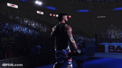 A Man In A Tank Top That Says Stay Alive On It GIF