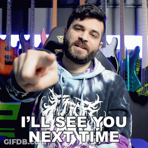 A Man In A Tie Dye Hoodie Points At The Camera And Says I 'Ll See You Next Time GIF