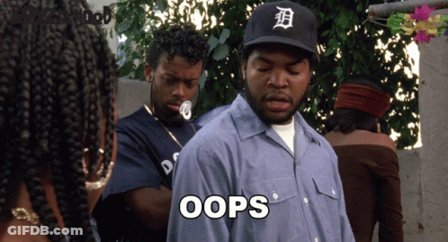 A Man In A Tigers Hat Says Oops GIF