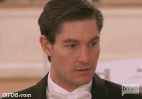 A Man In A Tuxedo And Bow Tie Is On Bravo Tv GIF