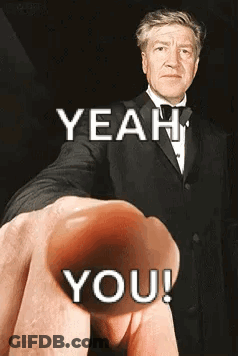 Man In Tuxedo Pointing With Yeah You Text GIF