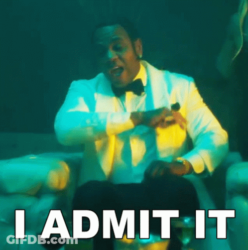 Man In Tuxedo Saying I Admit It GIF