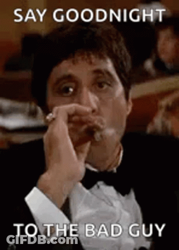Man In Tuxedo Smoking Cigar GIF
