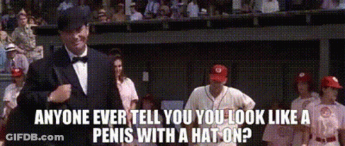 Man In Tuxedo Speaking To Baseball Team GIF