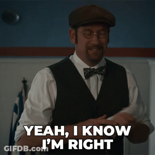 Man In Vest And Bow Tie Saying Yeah I Know Im Right GIF