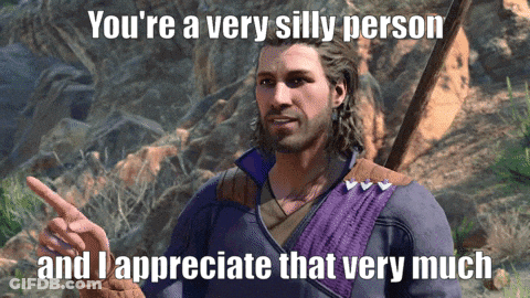 Video Game Man Says You're Very Silly GIF