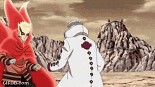 A Man In A White Coat Is Standing Next To A Man In A Red Cape In A Cartoon . GIF