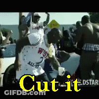 A Man In A White Jersey With The Word West On It Stands In Front Of A Crowd GIF
