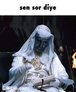 Man In White Robe Reading Book With Sen Sor Diye Text GIF