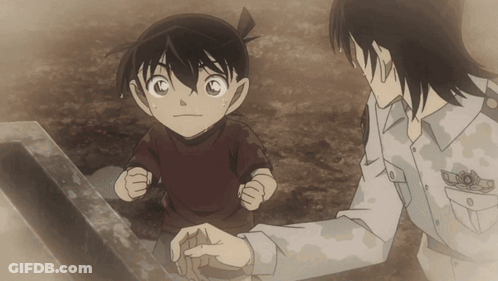 A Man In A White Shirt Stands Next To A Little Boy GIF