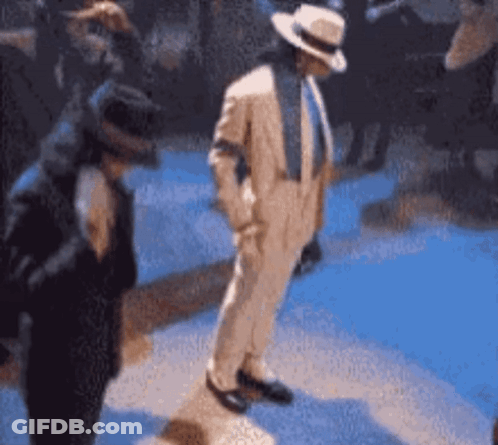 White Suit And Hat Man Dancing Stage GIF
