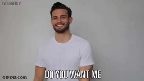 A Man In A White T-Shirt Says To Take My Shirt Off GIF