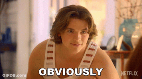 A Man In A White Tank Top Says Obviously Netflix GIF