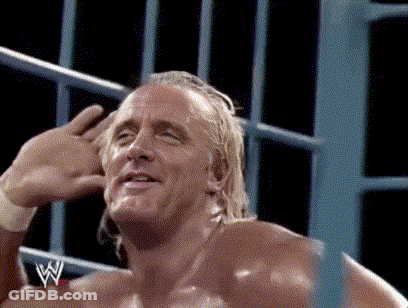 A Man In A Wrestling Ring With A W Logo GIF