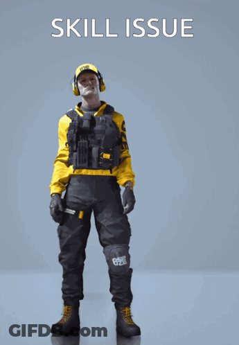 A Man In A Yellow Jacket Is Standing Next To A Blackboard That Says I Win You Lose GIF