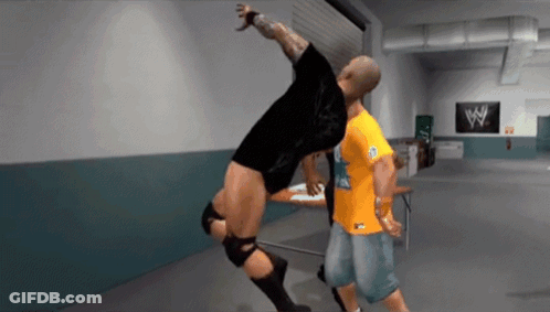 A Man In A Yellow Shirt With A W Logo On It GIF