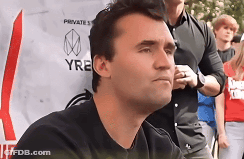 A Man In Front Of A Sign That Says Private GIF