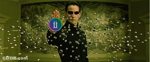 A Man In Sunglasses Holds Up A Circle With A Number 11 On It GIF