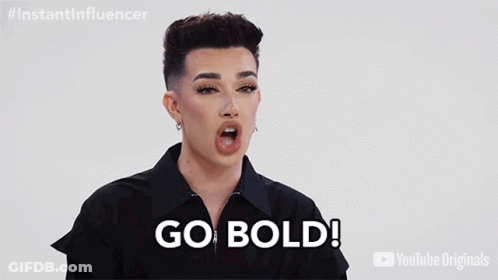 A Man Is Clapping And Saying Go Bold GIF