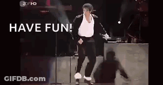 Man Dancing With Have Fun Caption GIF
