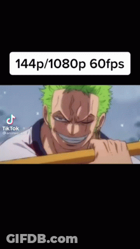 A Man Is Holding A Sword In His Hands In A Video That Is 144P / 1080P 60Fps . GIF