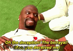 Man Laying On Ground Saying Deception And Betrayal GIF