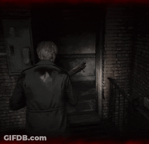 A Man Is Looking At A Picture Of A Man With The Words True On It GIF